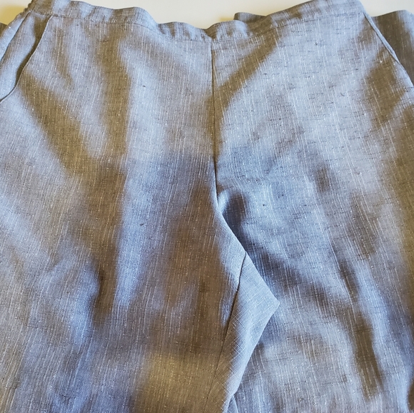 Alfred Dunner Size 16 Gray Polyester Work Pants - Picture 4 of 7